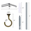 diplambr Swag Hook Heavy Duty Ceiling Hook with Hardware for