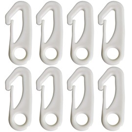 TTSAM Profession Flag Pole Clip Snap Hooks Durable Nylon Flag Clips Flag Pole Accessory - Attach Flags Hooks to Halyard Rope and Buckle The Flag(Pack of 8)