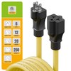 [6-Feet] 12AWG 15 Amp Household AC Plug to 20 Amp