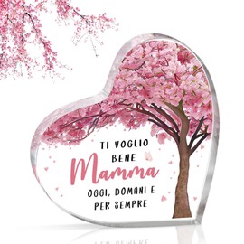 Gifts for mum, best friend gifts, Mother's Day gift, heart-shaped acrylic decoration for children, to show love for Christmas or birthday