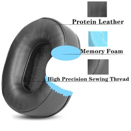 Replacement Ear Pads Compatible with August EP650 EP 650 Ear Pads Headset Black 1 Pair