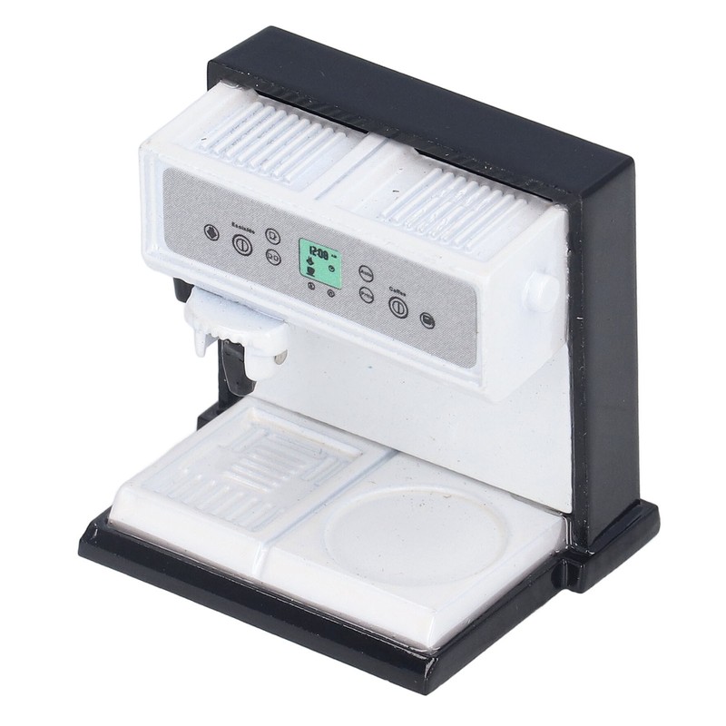 Coffee Maker Toys Alloy Simulation Furniture Mini Doll House Accessories