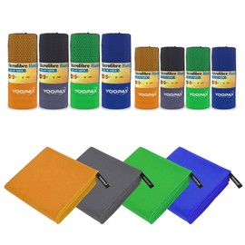 High Quality Micro Fibre Towel – With Carry Case – Can Also Be Used as a travel towel – Beach Towel/Sauna Towel 70 x 140 cm or 80 x 160 cm, Orange, 80 x 160 cm
