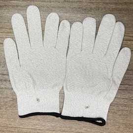 BIKIBOON Conductive Gloves Faraday Cage Anti-Radiation RF Shielding Protection for Hands and Wrists Use with Touch Screens, Keyboards 1 pair