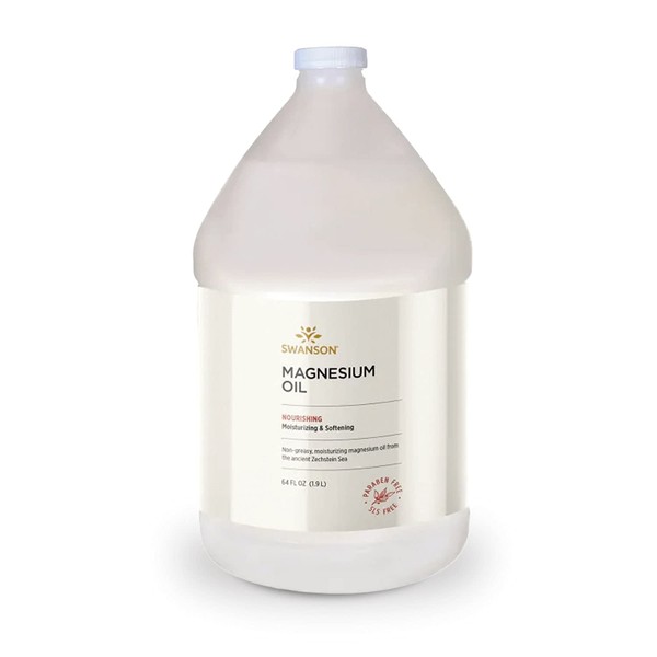 Swanson Magnesium Oil Spray Zechstein Magnesium - 64 fl oz (1.9 l) Liquid