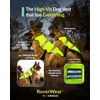 Kishigo RoverWear Reflective Safety Vest for Dogs DG100, 2 Zipper