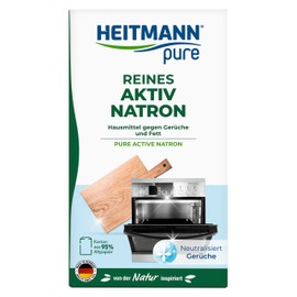 HEITMANN pure HEITMANN pure Reines Aktiv-Natron | Entfernt zuverlässig Fett, Gerüche und Flecken im ganzen Haushalt | 450 g