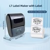 PRIMAKNTER L7 Label Maker Machine with Tape, Thermal Label Printer