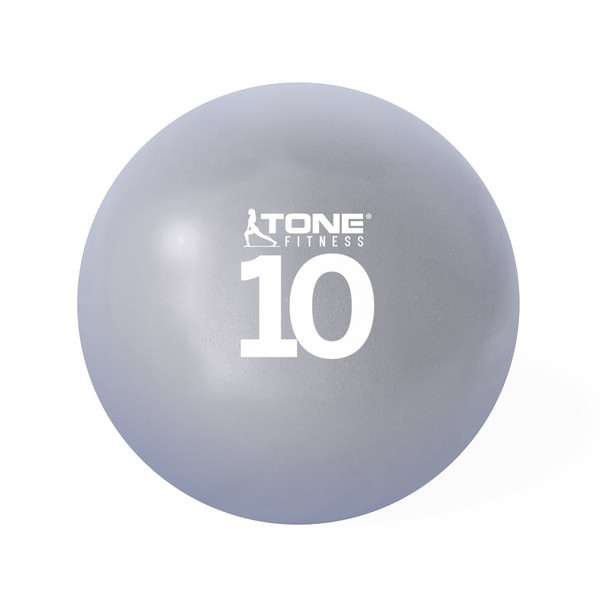 Tone Fitness HHKC-TN010 Soft Weighted Toning Ball, 10 lb