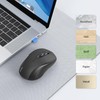 TECKNET Bluetooth Mouse, 2.4G Wireless Mouse (BT 5.0/3.0 + USB