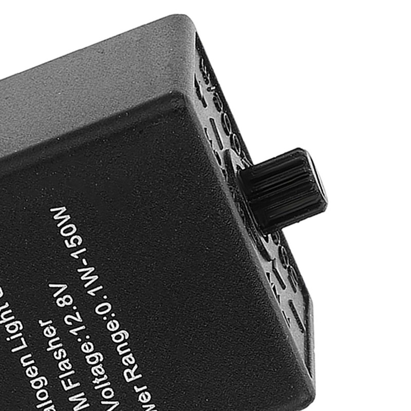 Ejoyous Flasher Relay, 12V 3‑PIN Adjustable LED Flasher Relay Turn