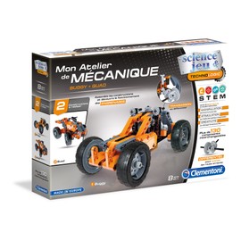 Clementoni 52244-ATELIER DE MÉCANIQUE - Buggy & Quad-Jeu scientifique