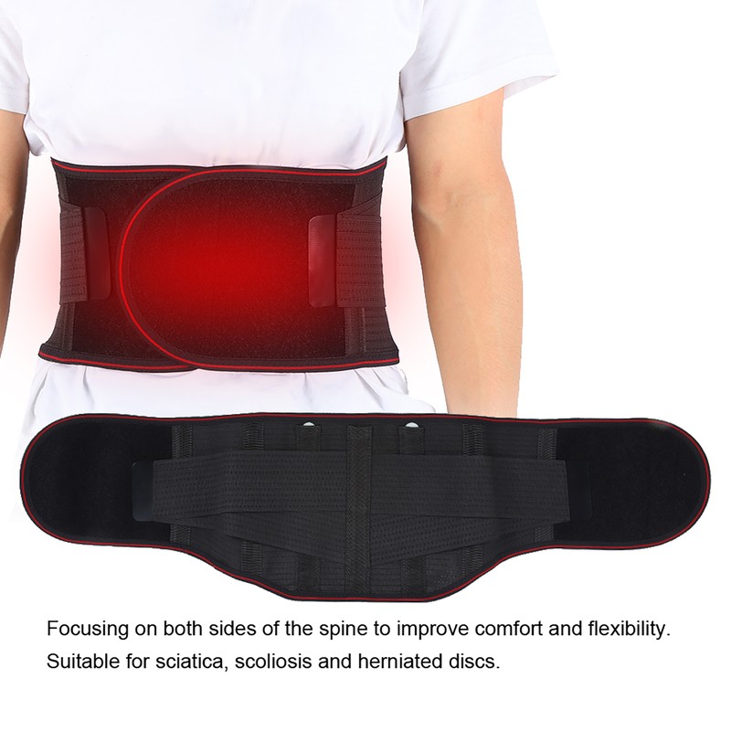 Self Heating Waist Belt Infrared Waist Protection Waist Support Brace(XXL
