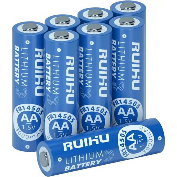 Branded 8 Pack Extended Long-Lasting Lithium Batteries for Blink Camera