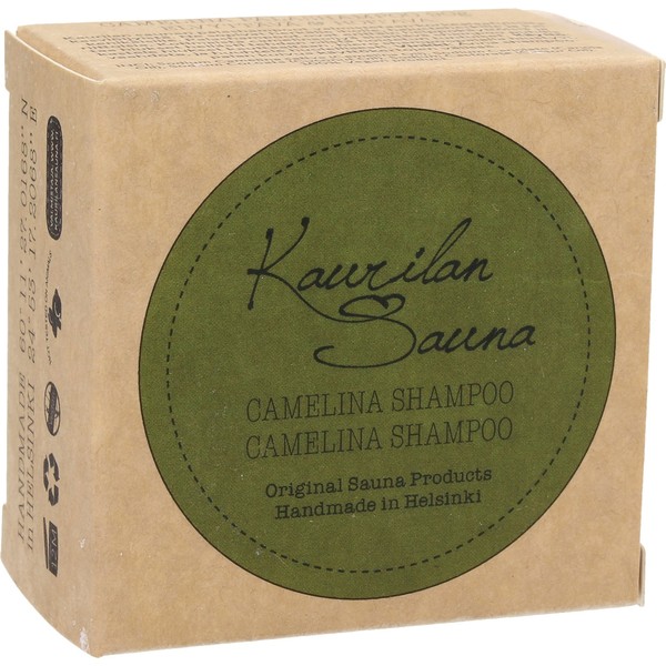 Kaurilan Sauna Camelina Shampoo Bar, Cardboard box
