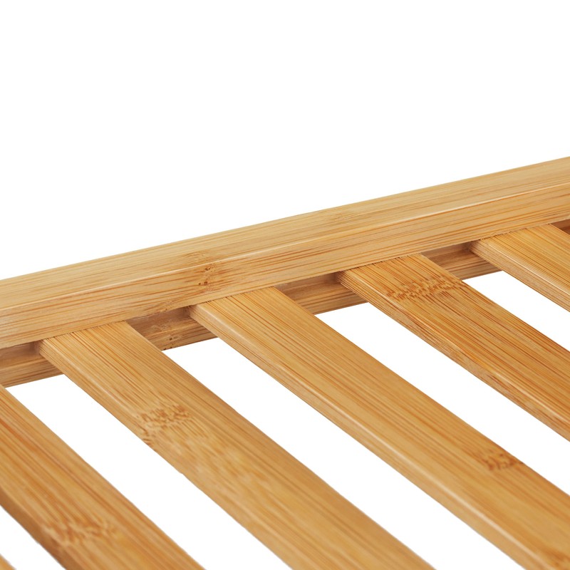 Relaxdays Bamboo Cabinet Insert, H x W x D: 14