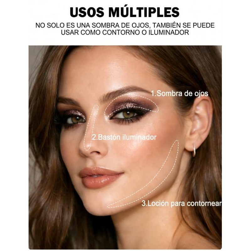 Erinde Sombra de ojos en Barra Matte, Larga Duración y