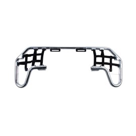 Tusk Nerf Bars With Webbing Silver For YAMAHA RAPTOR 700 700R 2006-2021