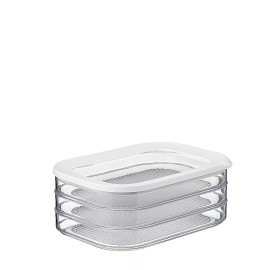Mepal Modula Storage Box Set 3 x 550ml Airtight Meat and Cheese Containers