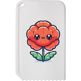 Azeeda 'Cute Poppy Flower' Plastic Ice Scraper (IC00045063)