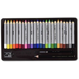 KOH-I-NOOR 8284 Aquarell Coloured Fine Wax Pastels (Pack of 24)