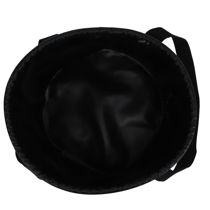 Camping Collapsible Bucket 10L Capacity Food Grade PVC Mesh Side