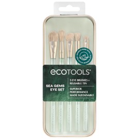 EcoTools Sea Gems Face Set, 5 Makeup Brushes & Tin, 6-Piece