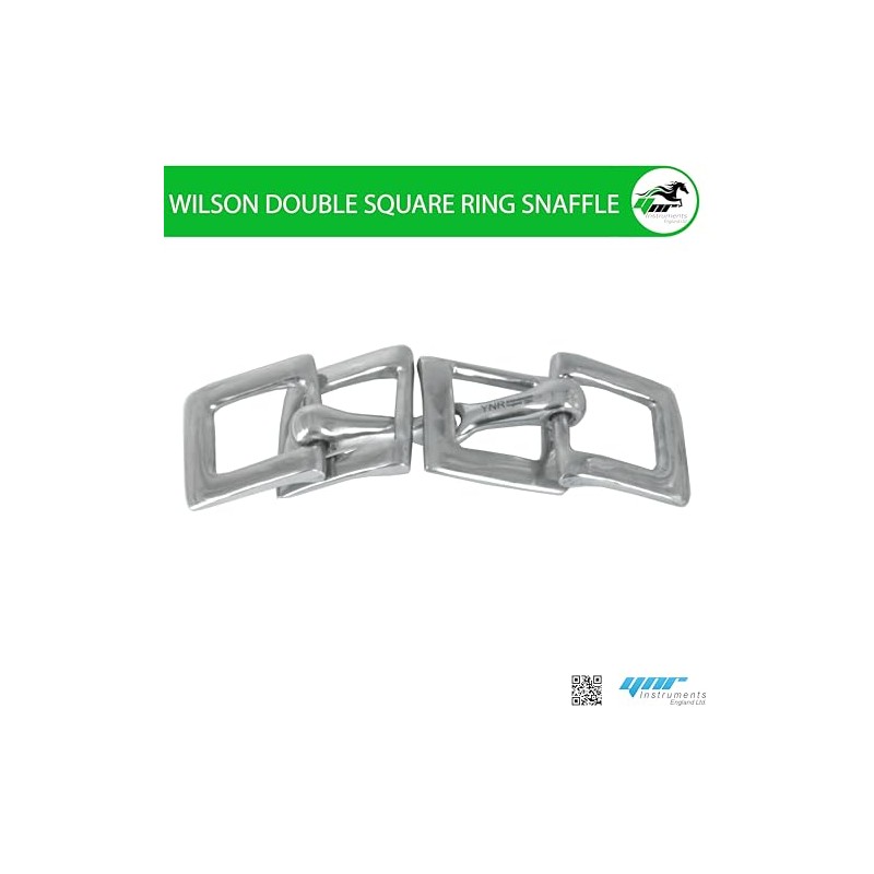YNR WILSON, DOUBLE SQUARE RING, DOUBLE SQUARE RING SNAFFLE ,