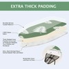 SheeChung 12.5"x32" Small Ironing Board Cover and Pad,Fits Mini Table