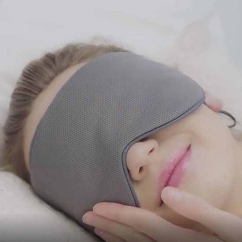 Xeahung Adjustable Sleep Mask Cotton Comfortable Eye Mask for Sleeping