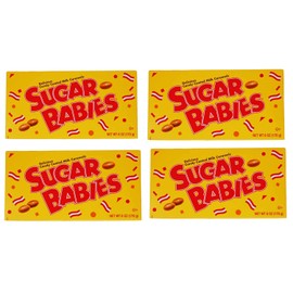 Sugar Babies Large Theater Size Box (6 Ounces Each) 4 Pack