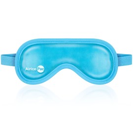 AiricePac Cold Eye Mask Cooling Eye Mask for Dry Eyes, Gel Eye Mask Eye Ice Pack Reusable Cold Eye Compress for Dark Circles, Migraines, Eye Surgery, Skin Care