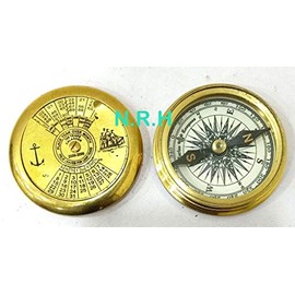 Nautical Replica Hub Robert Frost Poem Compass-Pocket Compass Clander Compass
