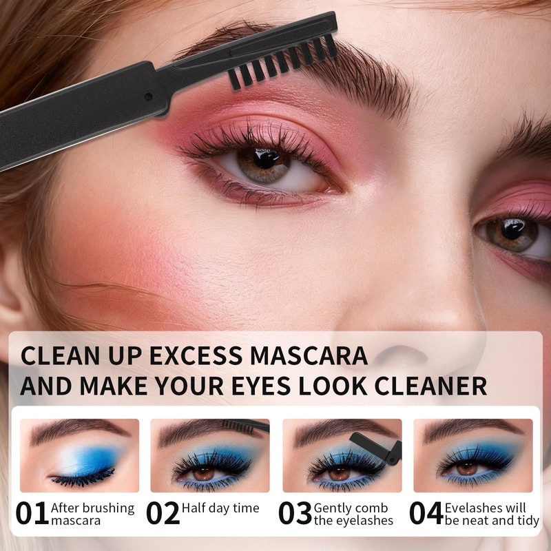 DUcare Eyelash Comb Separator Eyelash Eyebrow Mascara Brush Applicator Eyelash