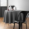 Sanixa U1710686 Tablecloth Anthracite Grey 180 cm Round Table Cloth