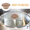 3Pcs Pot Lid Knobs Sturdy Replacement Handles for High Temperature