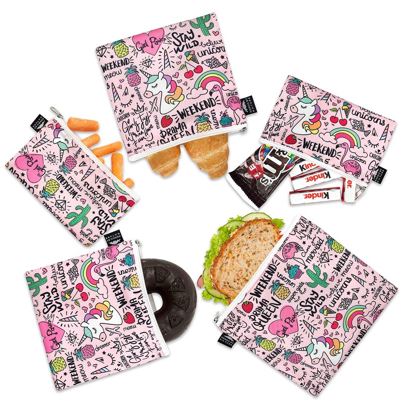 Nordic By Nature Reusable Sandwich Bag Snack Bags - Value
