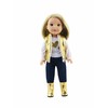 American Fashion World Gold Heart Vest Outfit for 14-Inch Dolls