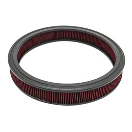 Cobra-Tek 12 x 3.5 Inch Round Universal Air Cleaner Filter Washable Red Cotton