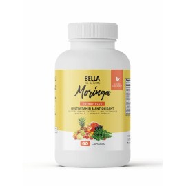 All-Natural Moringa Capsules – 60 Count | Supports Energy, Immunity, and Overall Wellness with Plant-Based Nutrients
