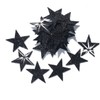 48 x Iron-On Glitter Stars, 25 mm
