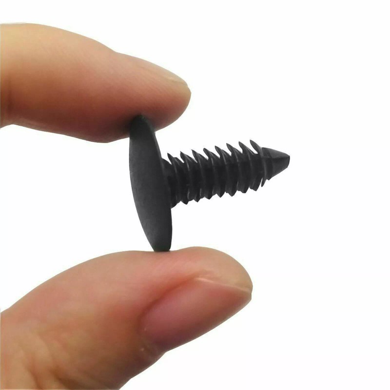 GITG 100X 8mm Bumper Clips Auto Car Hole Plastic Rivets
