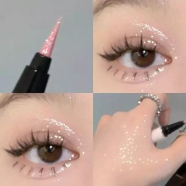 Product Detail Reference DIKALU 플래시 브레이킹 드릴 누에 펜 브라이트닝 매우 미세한 밝은 진주 아이라이너 자연스럽고 오래 DIKALU Flash Breaking Drill Silkworm Pen Brightening Very Fine Bright Pearl Eyeliner Natural and Long-lasting [DKL-452-2]