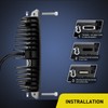 Nilight LED Pods Flush Mount 2Pcs 18W 7.3Inch Spot Offroad