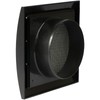 Anthracite Exhaust Hood Vent 4'' Inch with Built-in Pest Guard