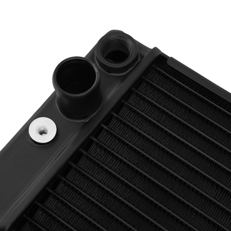 TCMT Black Aluminum Engine Radiator Cooler Cooling Fit For SUZUKI