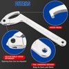 NYXOVA 9pcs Adjustable Pin Spanner Wrench Tool Set, C Pin