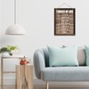 Inspirational Wood Art Signs, 7 Rules of Life Wall Art