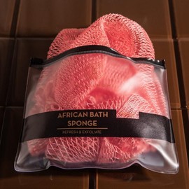 African Exfoliating Net Sponge, Ethically Sourced from Nigeria:_Forest Green