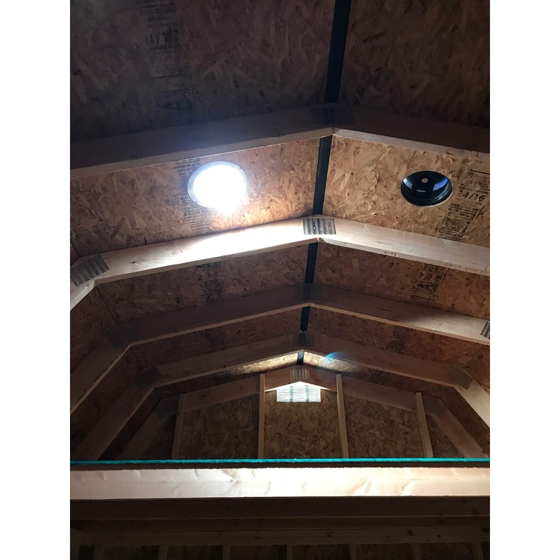 Solar LightBlaster for Shingled Sheds (Solar Tube Skylight for shed